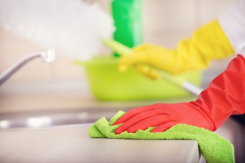 Local recycling and transfer station waste separation for carpet cleaning materials